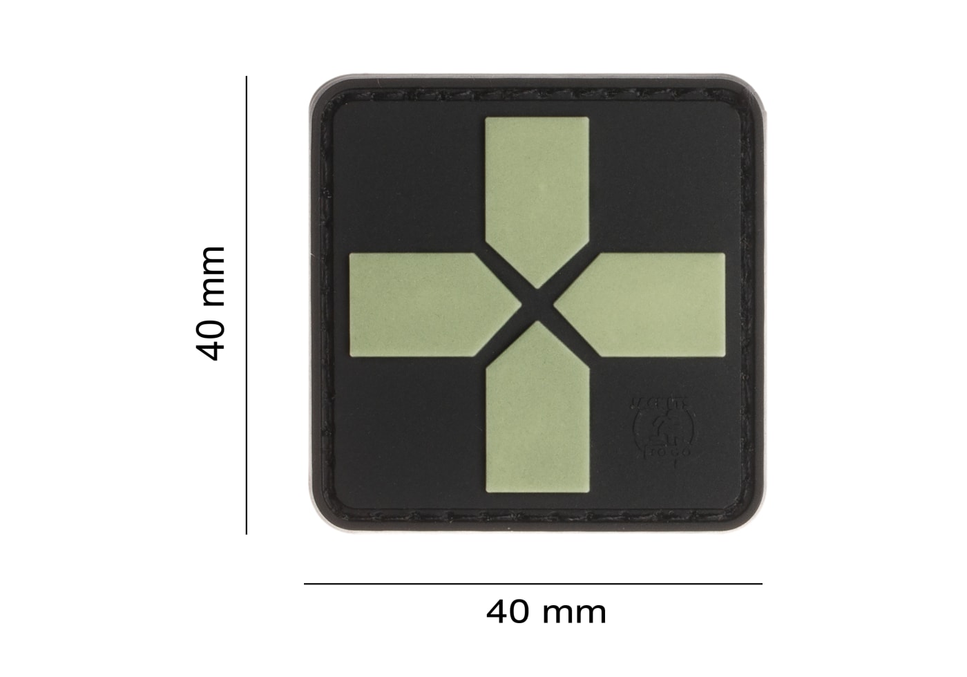 JTG Red Cross Rubber Patch 40mm