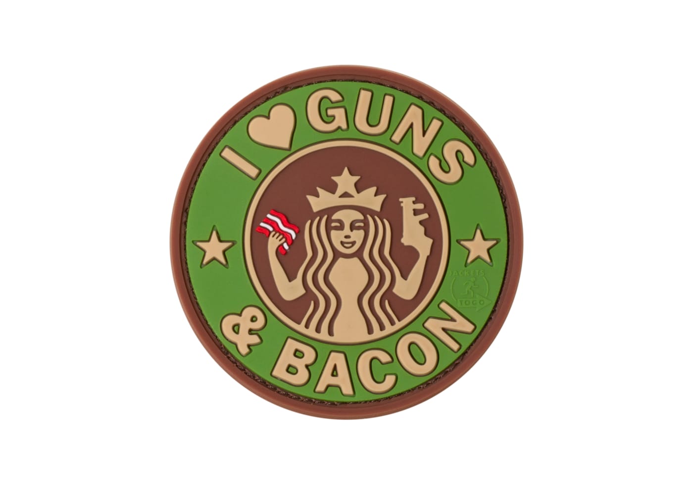 JTG Guns and Bacon Rubber Patch
