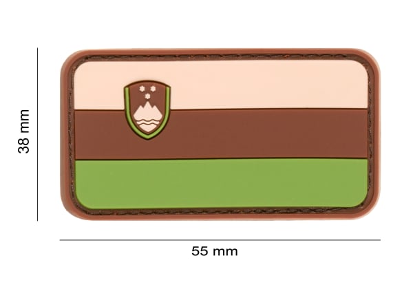 JTG Slovenia Flag Rubber Patch