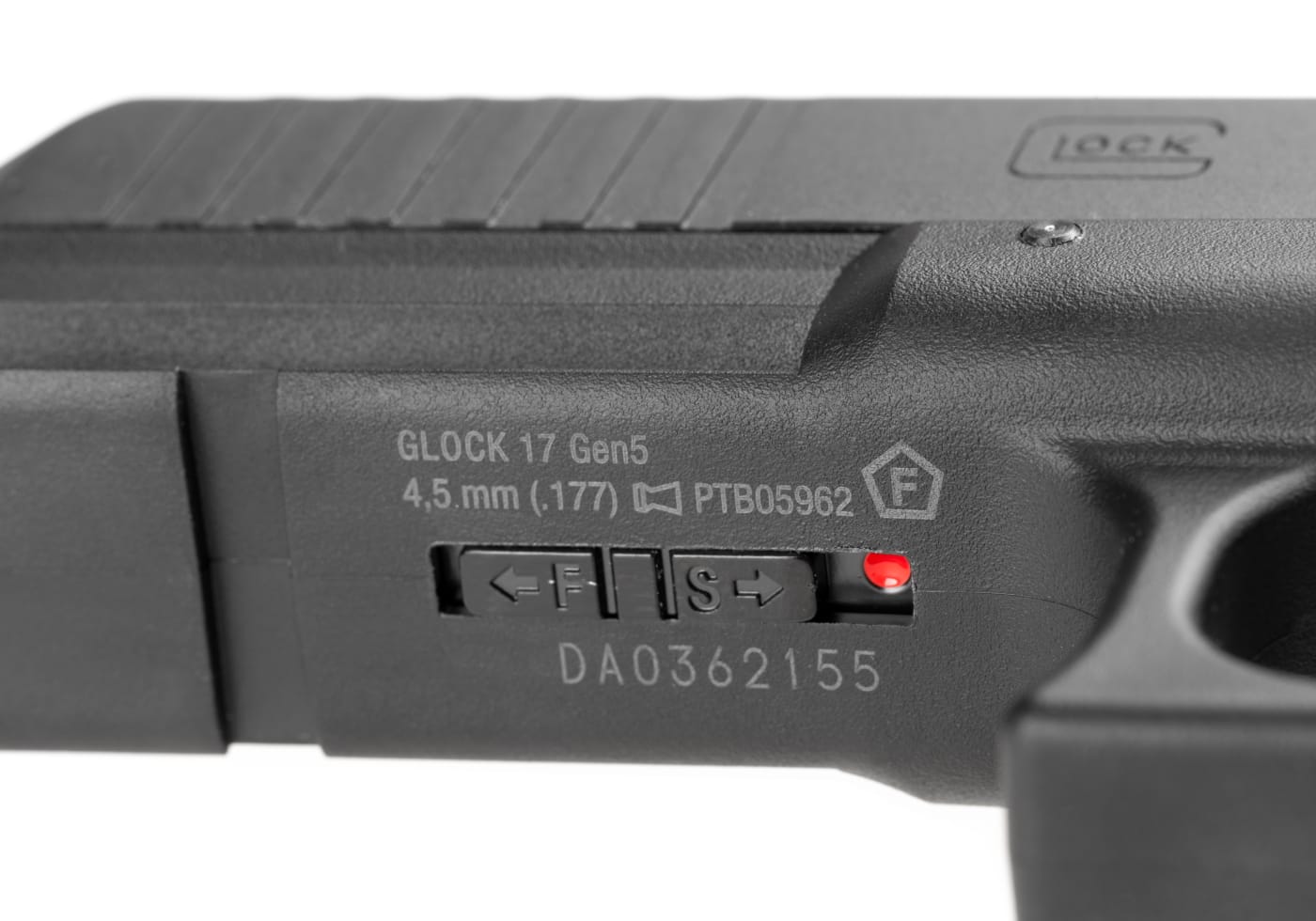 Glock Glock 17 Gen 5 MOS 4.5 mm Diabolo BlowBack