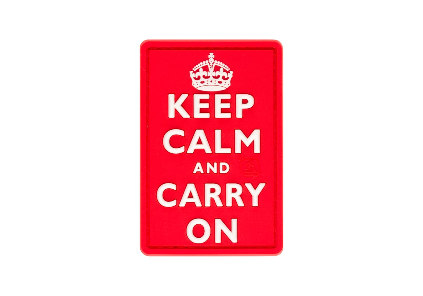 JTG Keep Calm Rubber Patch