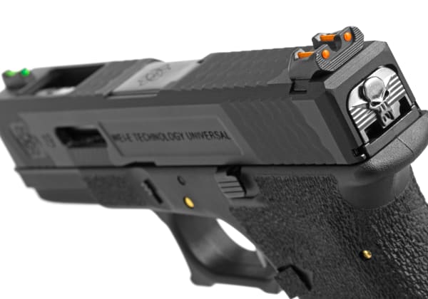 WE G-Force 19 BK Silver Barrel Metal Version GBB