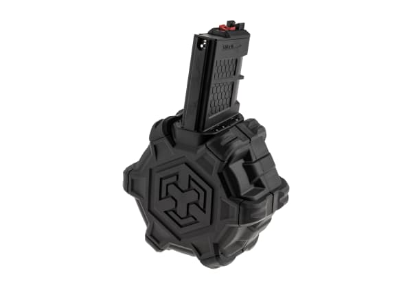 AW Custom Drum Mag AR15 Series GBB 350rds