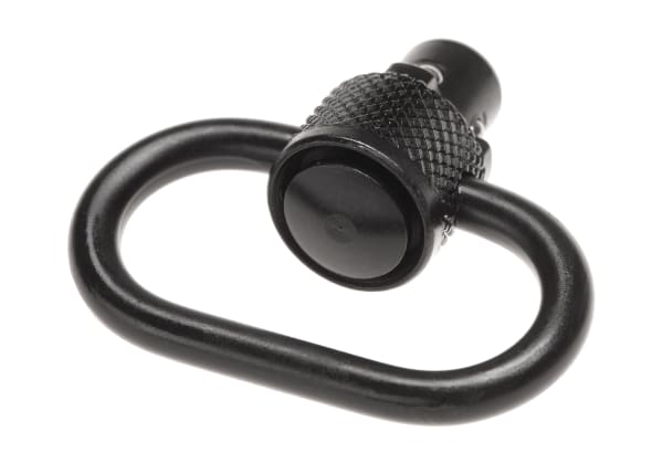Leapers Heavy Duty Steel Push Button QD Sling Swivel 1.4 Inch