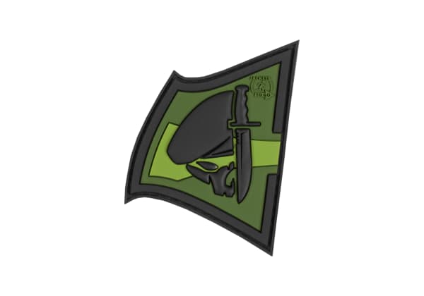 JTG Rebel Skull Rubber Patch