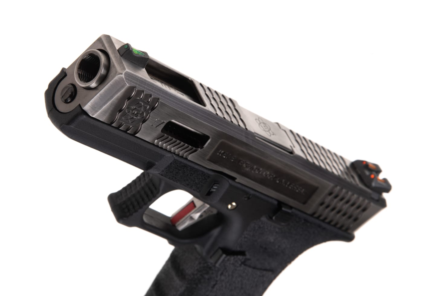 WE G-Force 17 SV Silver Barrel Metal Version GBB