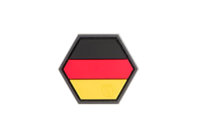 JTG German Flag Hexagon Rubber Patch