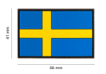 JTG Sweden Flag Rubber Patch