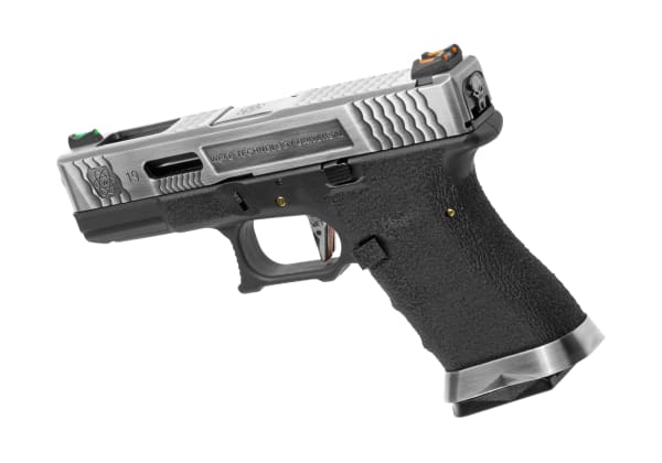 WE G-Force 19 SV Silver Barrel Metal Version GBB