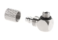 EpeS HPA 6mm Hose Coupling with Screwed Catch 90 Degree - Outer M5 Thread