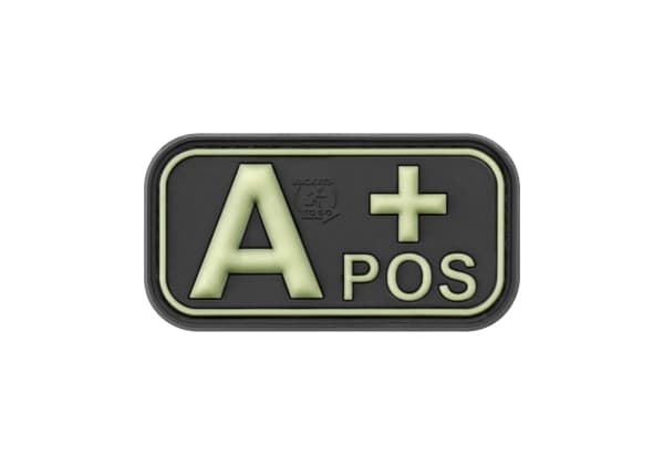 JTG Bloodtype Rubber Patch A Pos