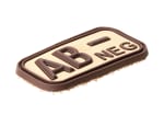 JTG Bloodtype Rubber Patch AB Neg