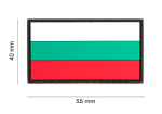 JTG Bulgarian Flag Rubber Patch