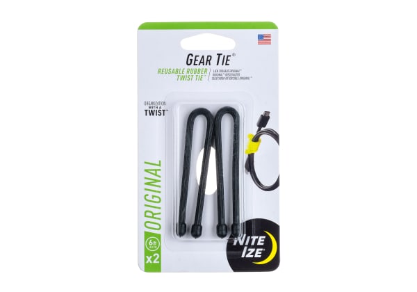 Nite Ize Gear Tie Reusable Rubber Twist Tie 6