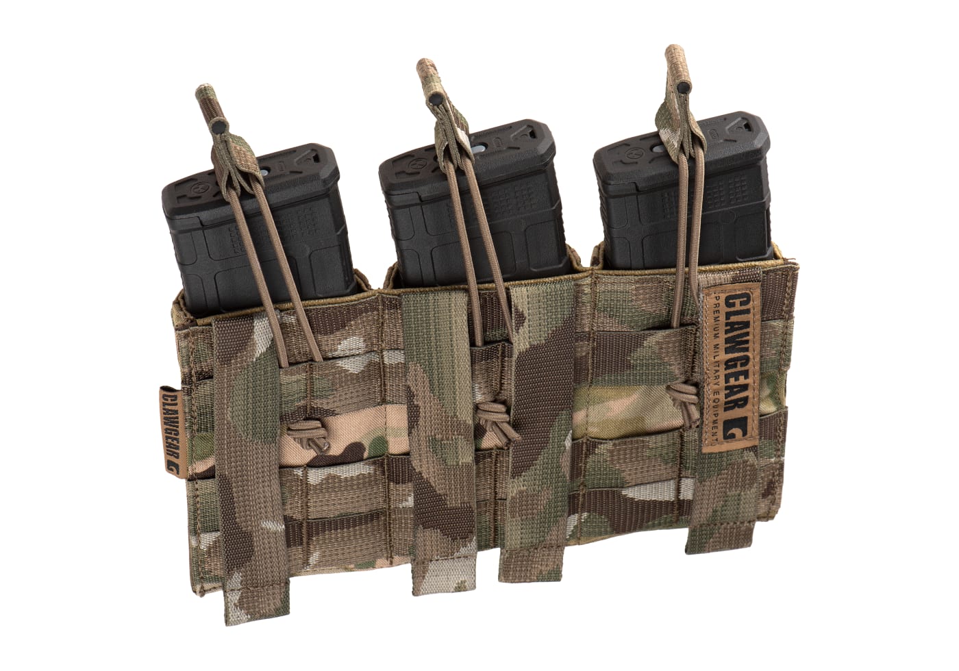 Clawgear 5.56mm Open Triple Mag Pouch Core