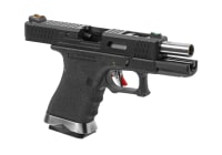WE G-Force 19 BK Silver Barrel Metal Version GBB