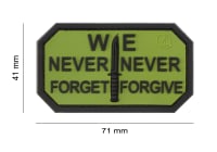 JTG Never Forget Rubber Patch