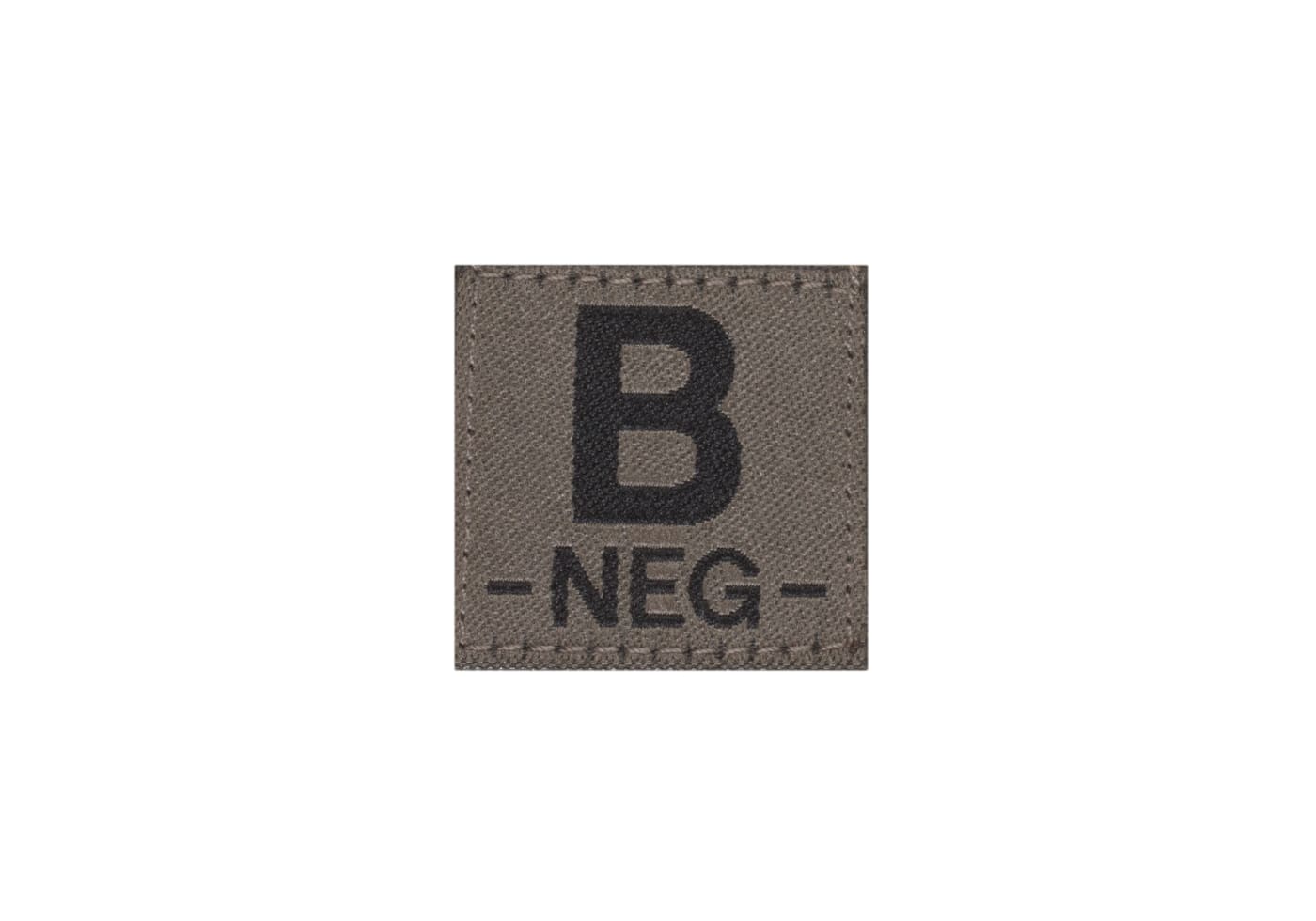 Clawgear B Neg Bloodgroup Patch