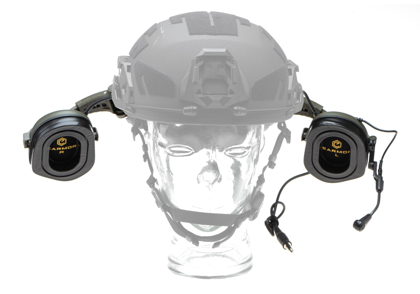 Earmor M32X Plus Hearing Protection Set for ARC Helmet Rails