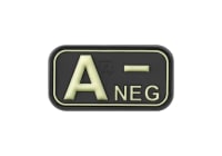 JTG Bloodtype Rubber Patch A Neg