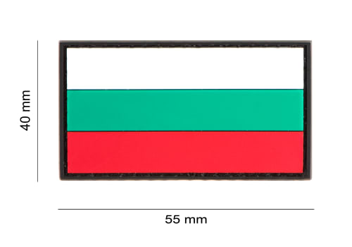 JTG Bulgarian Flag Rubber Patch