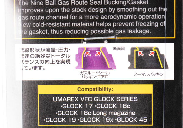 Laylax Nineball Glock Gas Route Seal Bucking Aero 2-pack