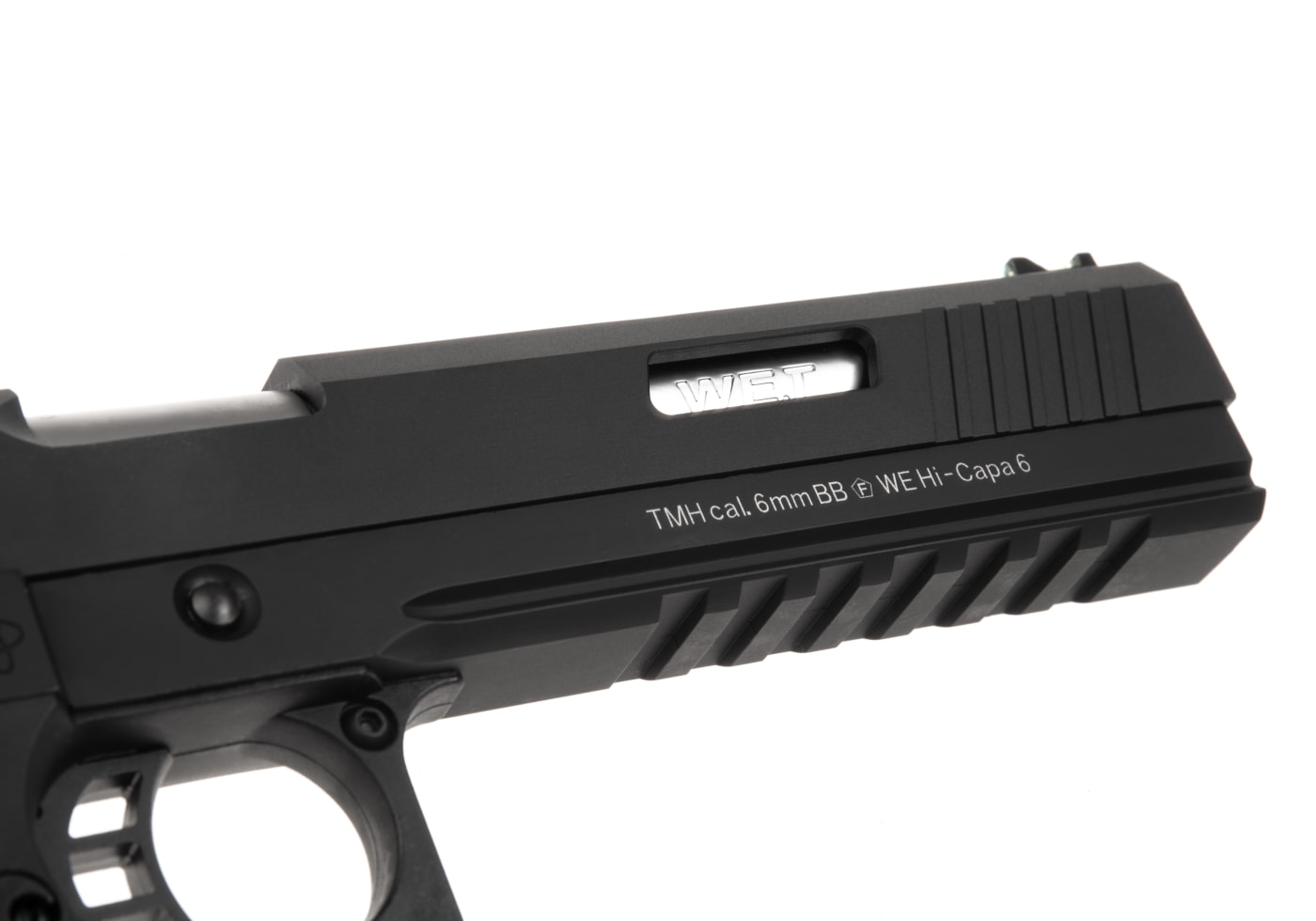 WE Hi-Capa 6 Force A Silver Barrel Full Metal GBB