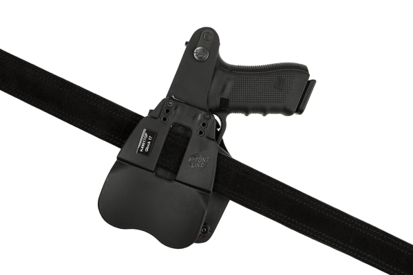 Frontline Thumb-Break Kydex Holster für Glock 17 GTL Paddle