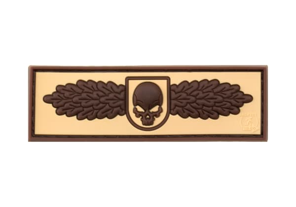 JTG SOF Skull Badge Rubber Patch