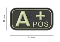 JTG Bloodtype Rubber Patch A Pos