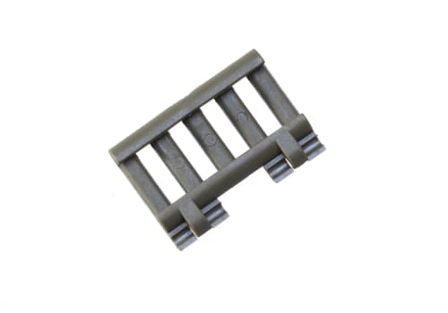 Element 5-Slot Rail Cover with Wire Loom