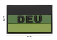 JTG German Flag Rubber Patch
