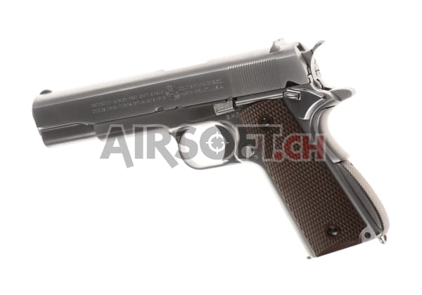 Pistolet 1911 Military GBB Co2 4.5mm Full metal Tan