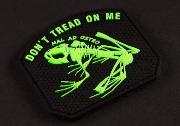 JTG Don't Tread on me Frog Rubber Patch
