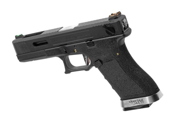 WE G-Force 18C BK Silver Barrel Metal Version GBB