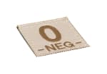 Clawgear 0 Neg Bloodgroup Patch