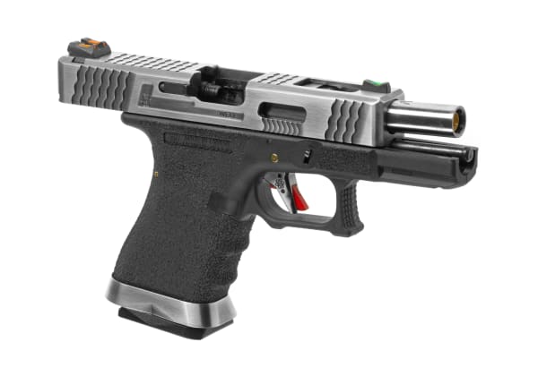 WE G-Force 19 SV Silver Barrel Metal Version GBB