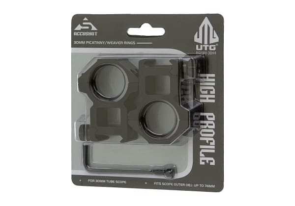 Leapers 30mm Mount Rings High