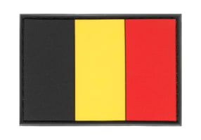 JTG Belgium Flag Rubber Patch