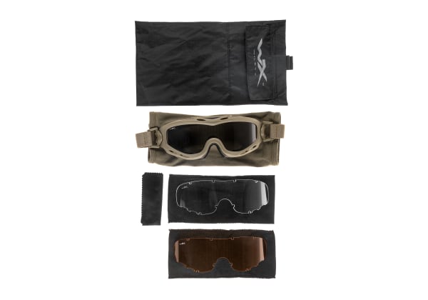 Wiley X Spear Goggle Grey / Clear / Light Rust