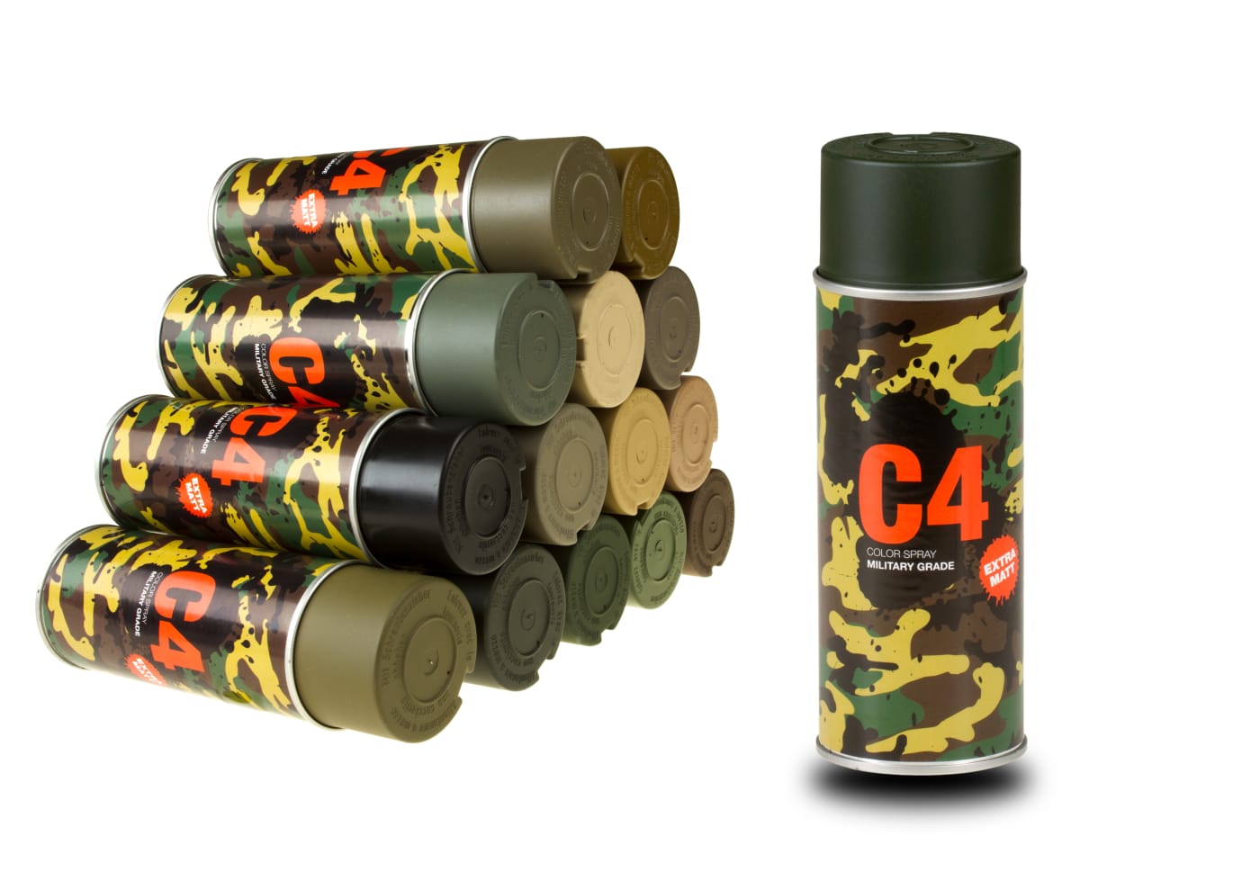 Armamat C4 Mil Grade Color Spray RAL 6007