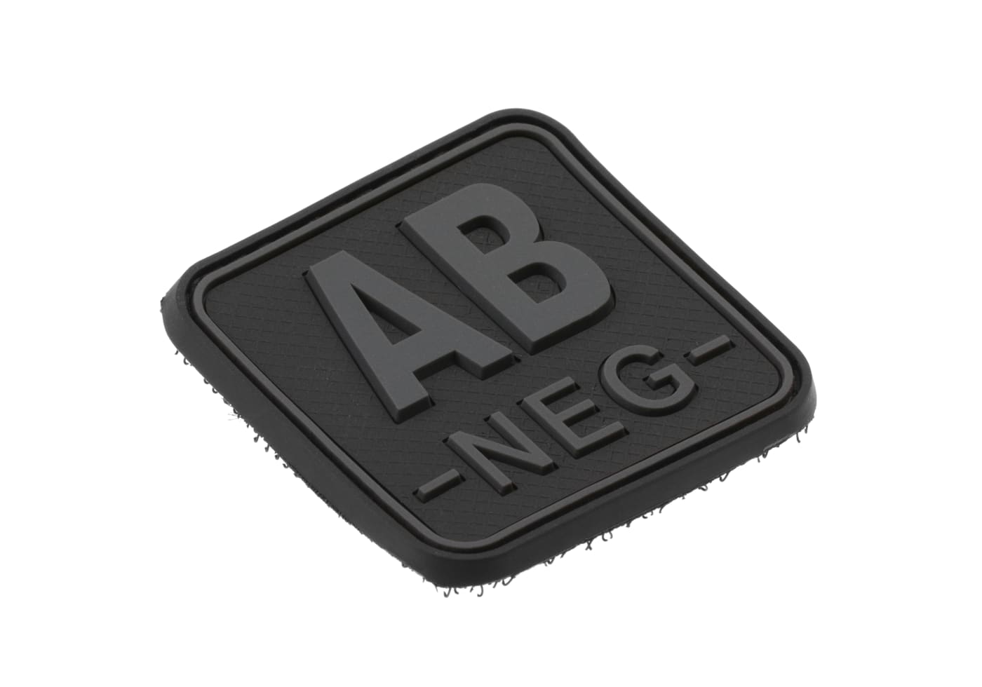JTG Bloodtype Square Rubber Patch AB Neg