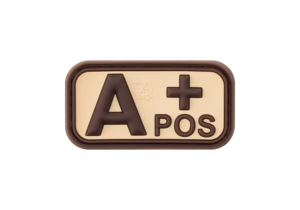 JTG Bloodtype Rubber Patch A Pos