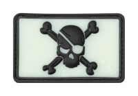 JTG Pirate Skull Rubber Patch