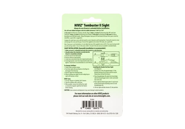 HIVIZ TomBuster Shotgun Sight Set