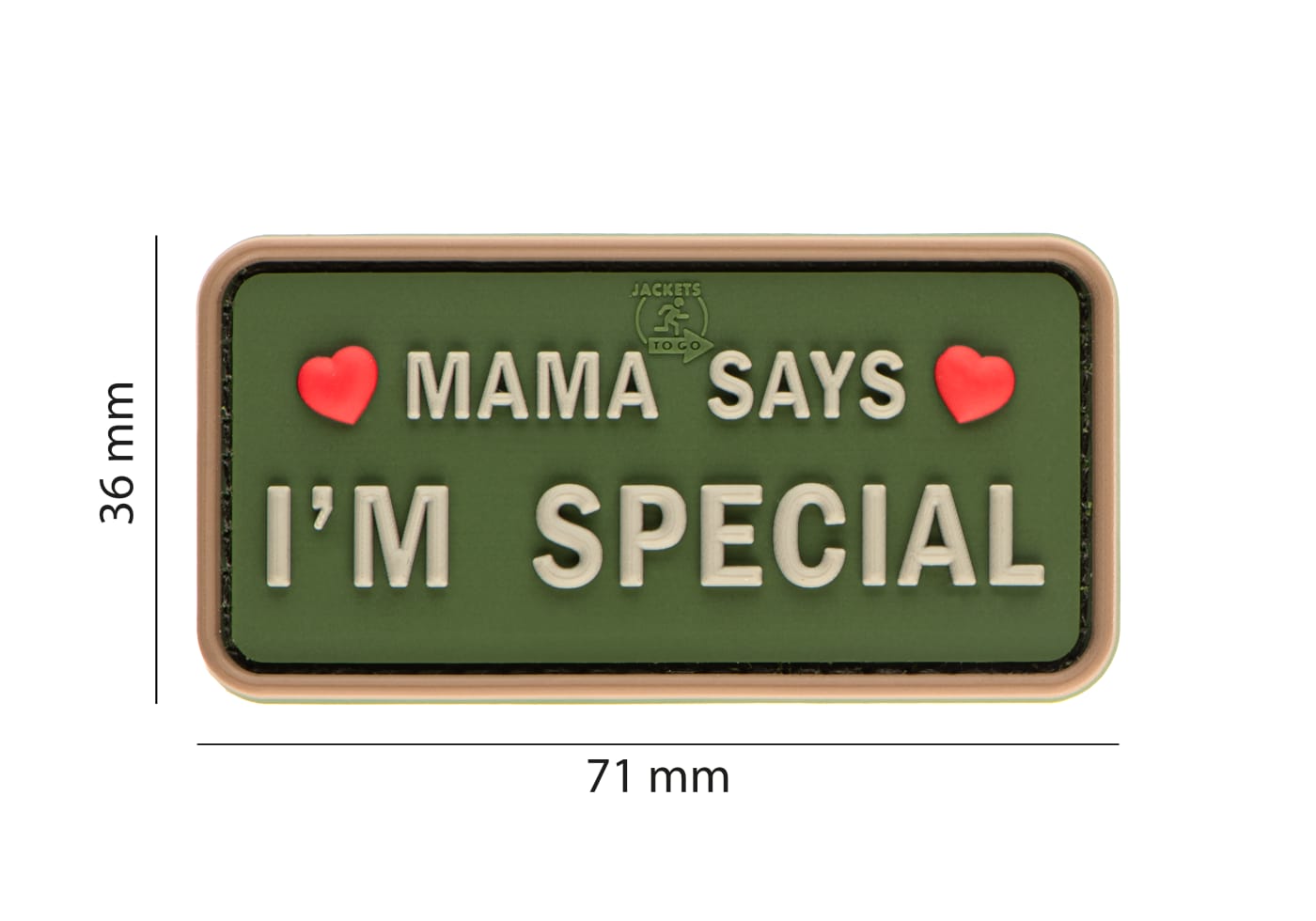 JTG Mama Says I'm Special Patch