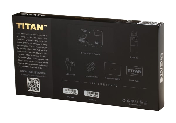 Gate Titan V2 Advanced Set Front Wired Semi Only