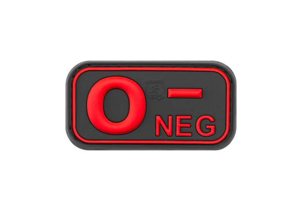 JTG Bloodtype Rubber Patch 0 Neg
