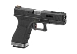 WE G-Force 18C BK Silver Barrel Metal Version GBB