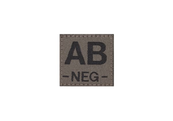 Clawgear AB Neg Bloodgroup Patch